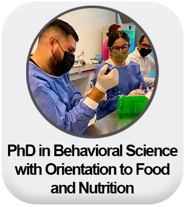 PhD in Behavioral Science with Orientation to Food and Nutrition