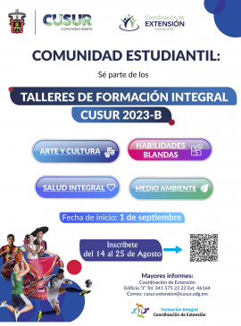 Talleres de Formación Integral 2023B