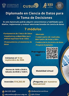 Diplomado en Ciencia de Datos para la Toma de Decisiones 2026