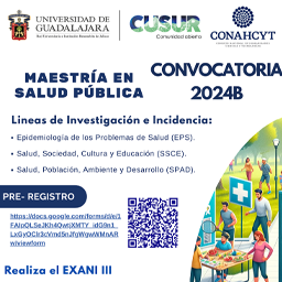 Convocatoria Maestría en Salud Pública