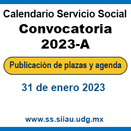 Convocatoria Servicio Social 2023A