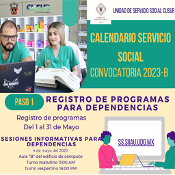 Convocatoria Servicio Social 2023B