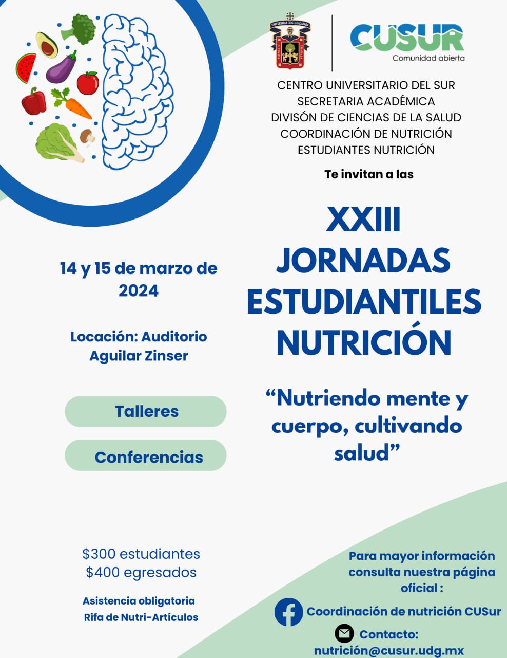 XXIII Jornadas Estudiantiles Nutrición