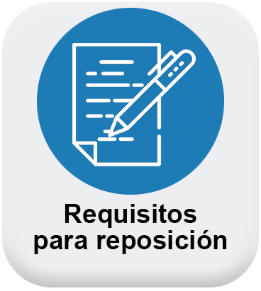 Boton Requisitos para reposición carta Servicio Social