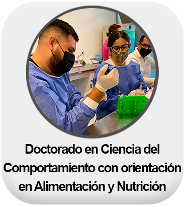 Boton Doctorado en Ciencia del Comportamiento con orientación en Alimentación y Nutrición