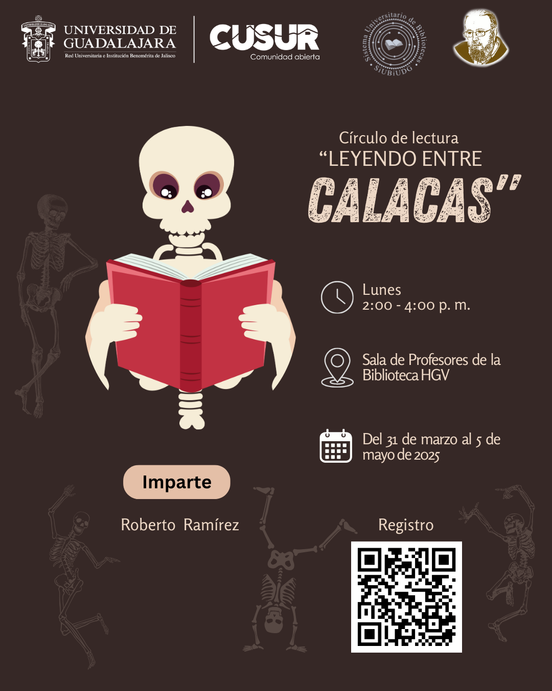Círculo de lectura "Leyendo entre calacas"