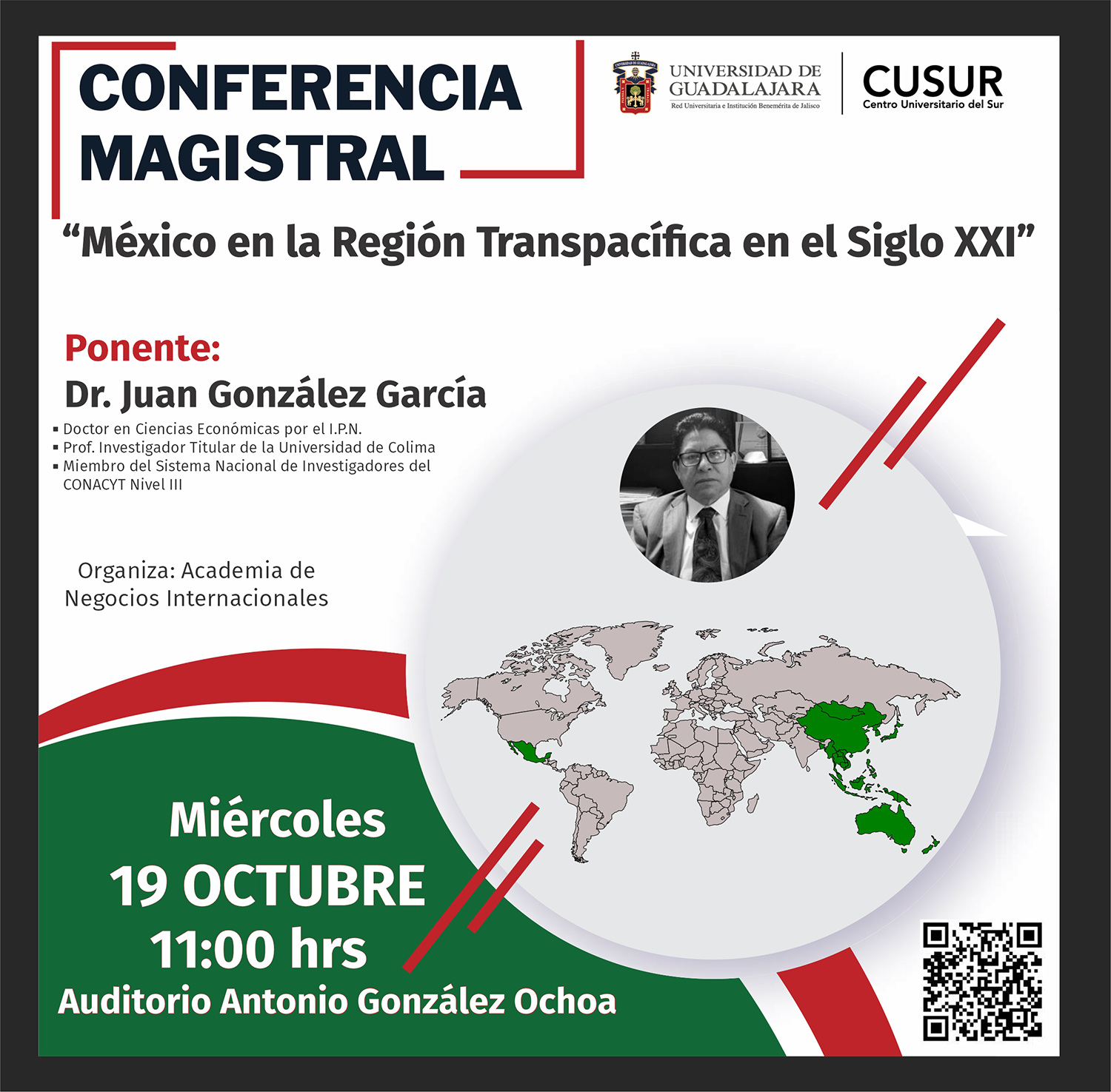 Conferencia Magistral México en la Región Transpacífica en el Siglo XXI