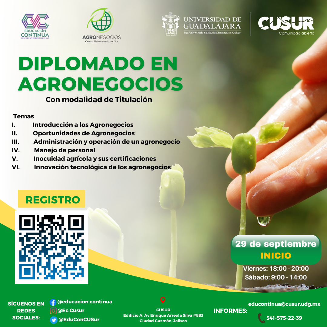 Diplomado en Agronegocios 2023B