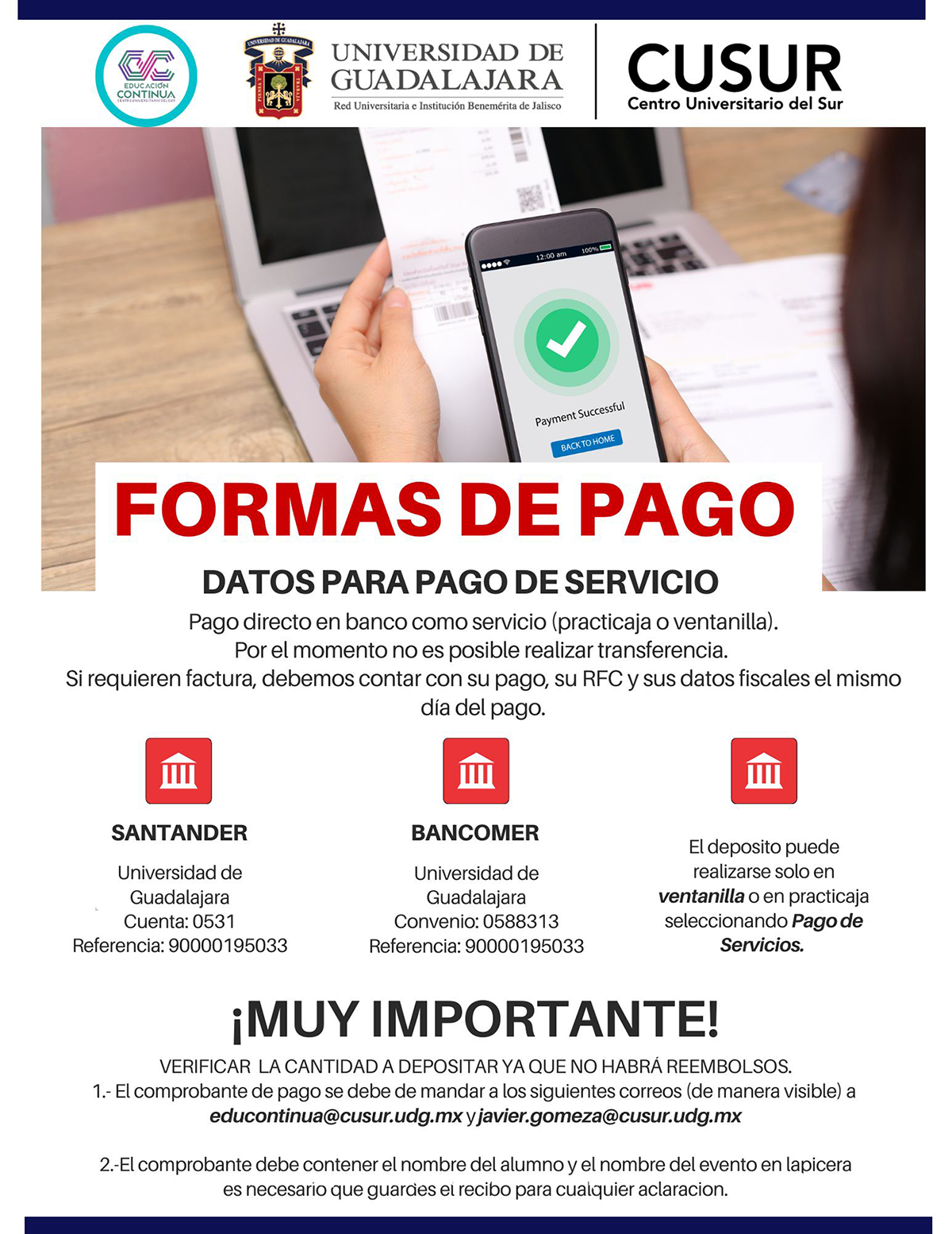 Imagen formas pago educontinua