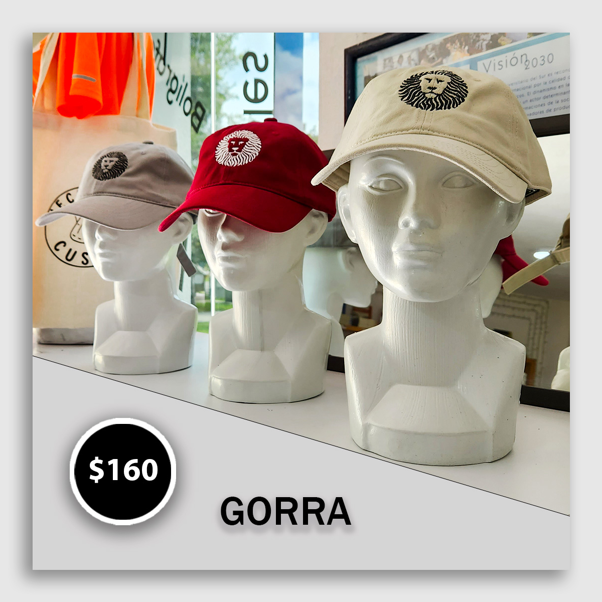 Gorra tienda