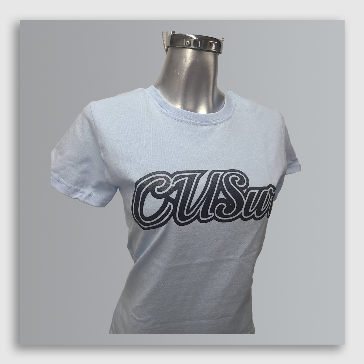 Playera algodon gris