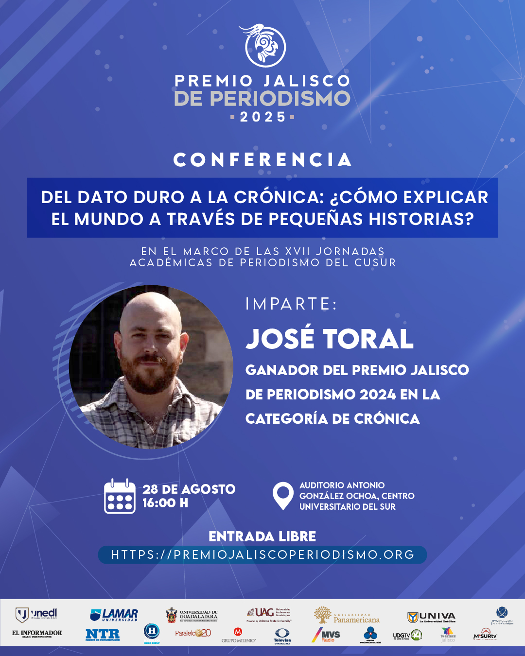 Conferencia del Premio Jalisco de Periodismo 2025
