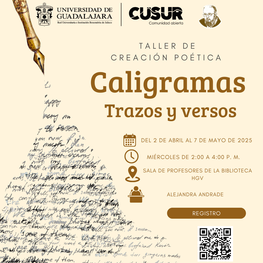 aller de creación literaria "Caligramas: trazos y versos"