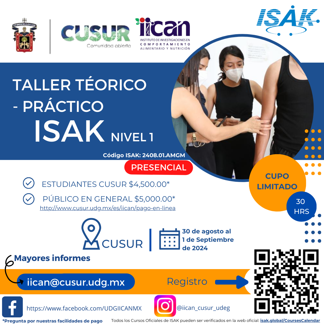 Curso "ISAK nivel 1"