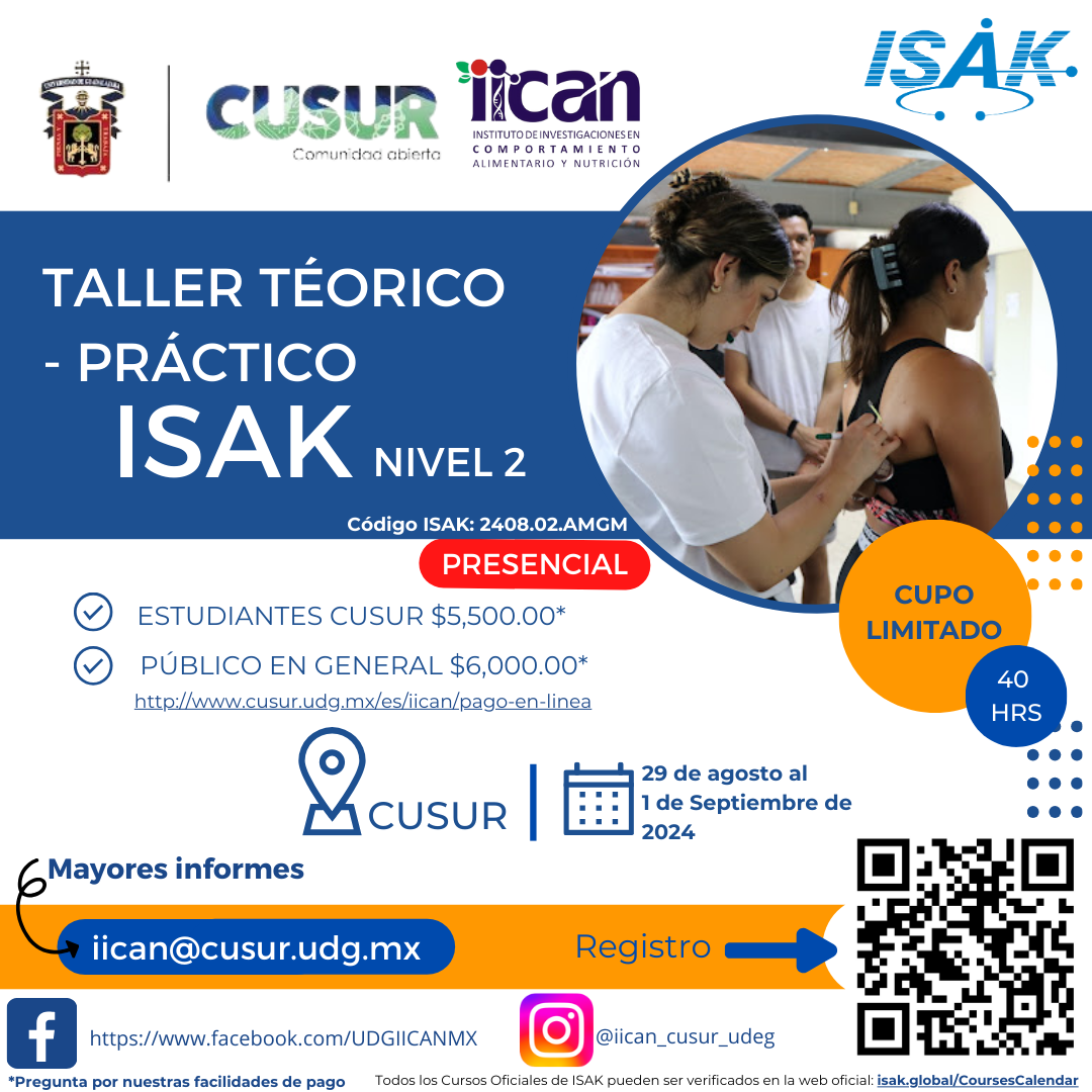 Curso "ISAK nivel 2"