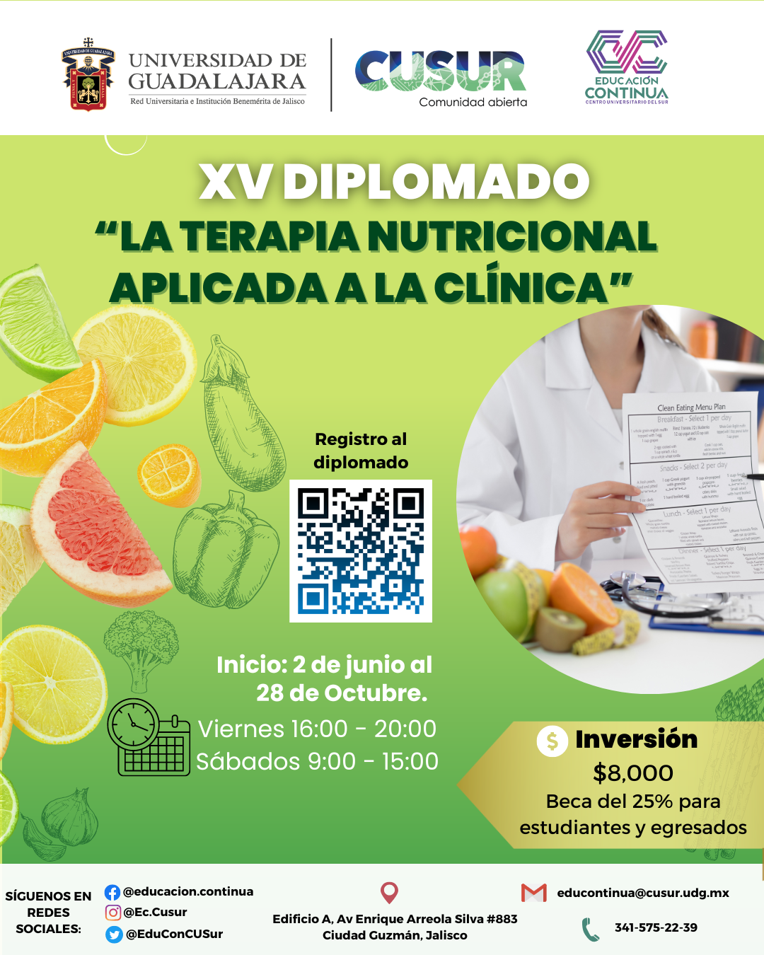 Diplomado La Terapia Nutricional Aplicada a la Clínica