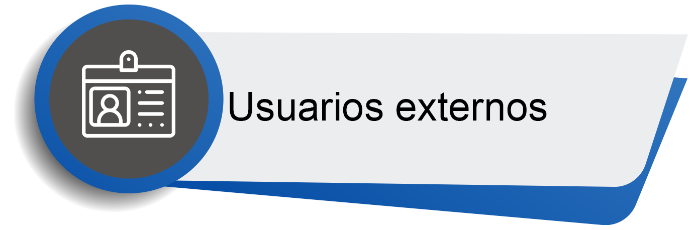 credencial usuarios externos