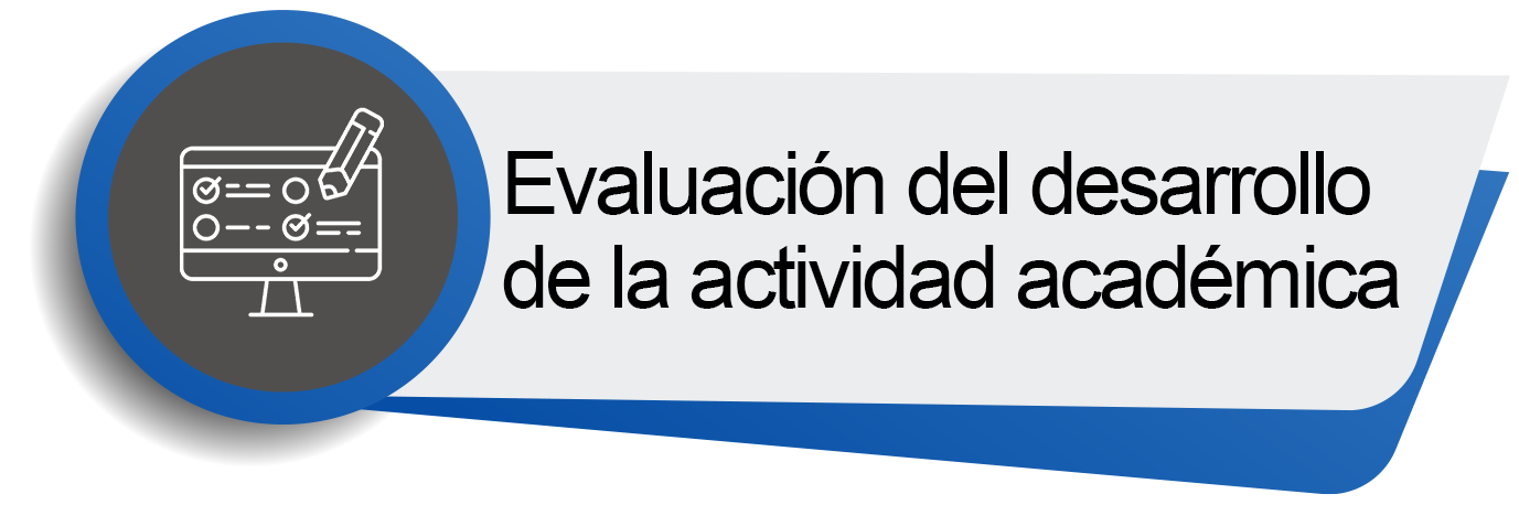 evaluación desarrollo actividad académica