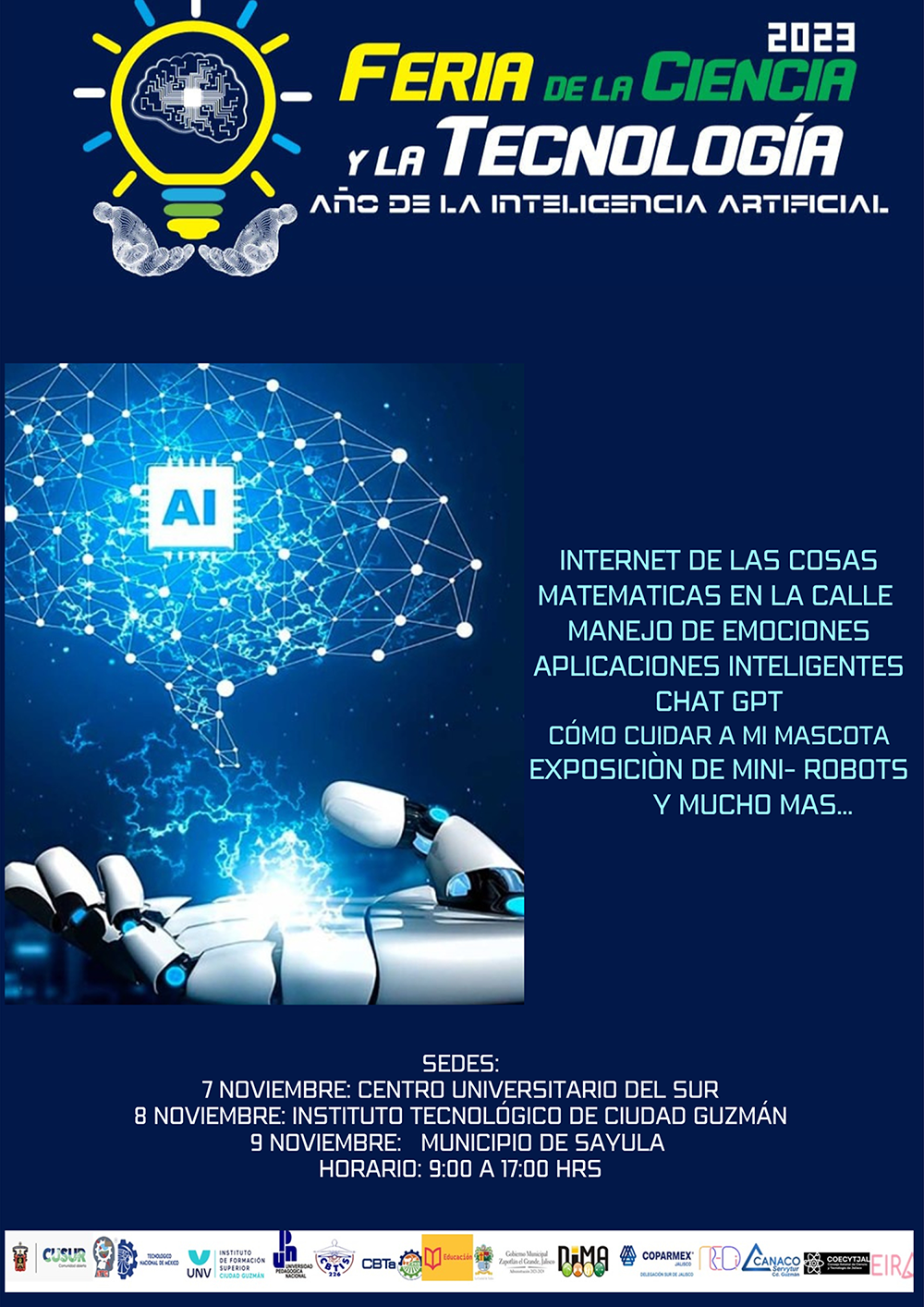 cartel Feria de la Ciencia y la Tecnología 2023
