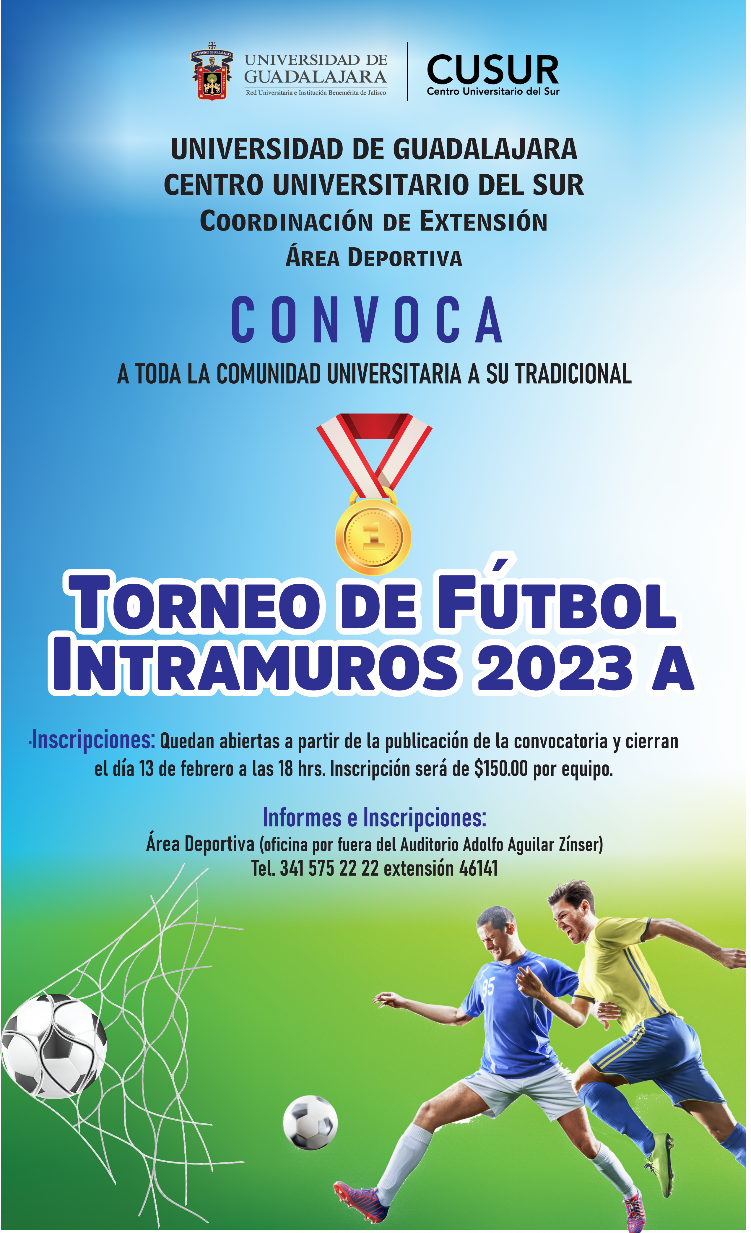 cartel Torneo Futbol Intramuros 2023a