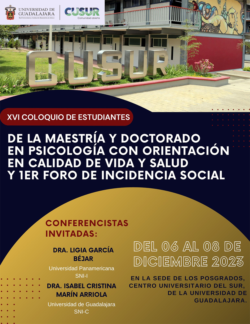 Decimosexto Coloquio de Estudiantes de Posgrado