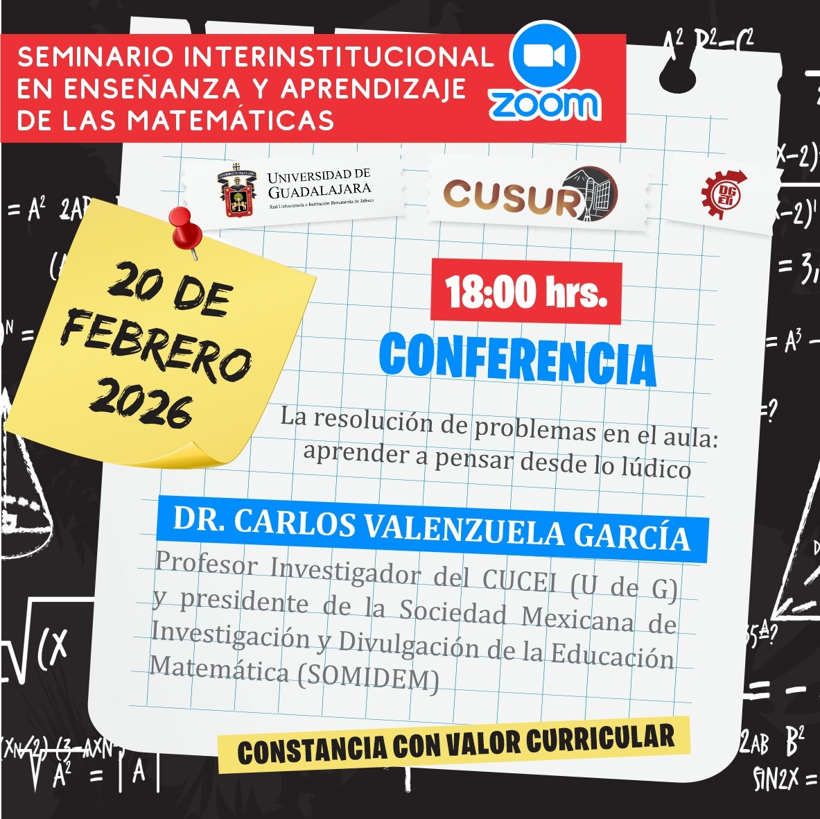 Seminario Interinstitucional en Enseñanza y Aprendizaje de las matemáticas