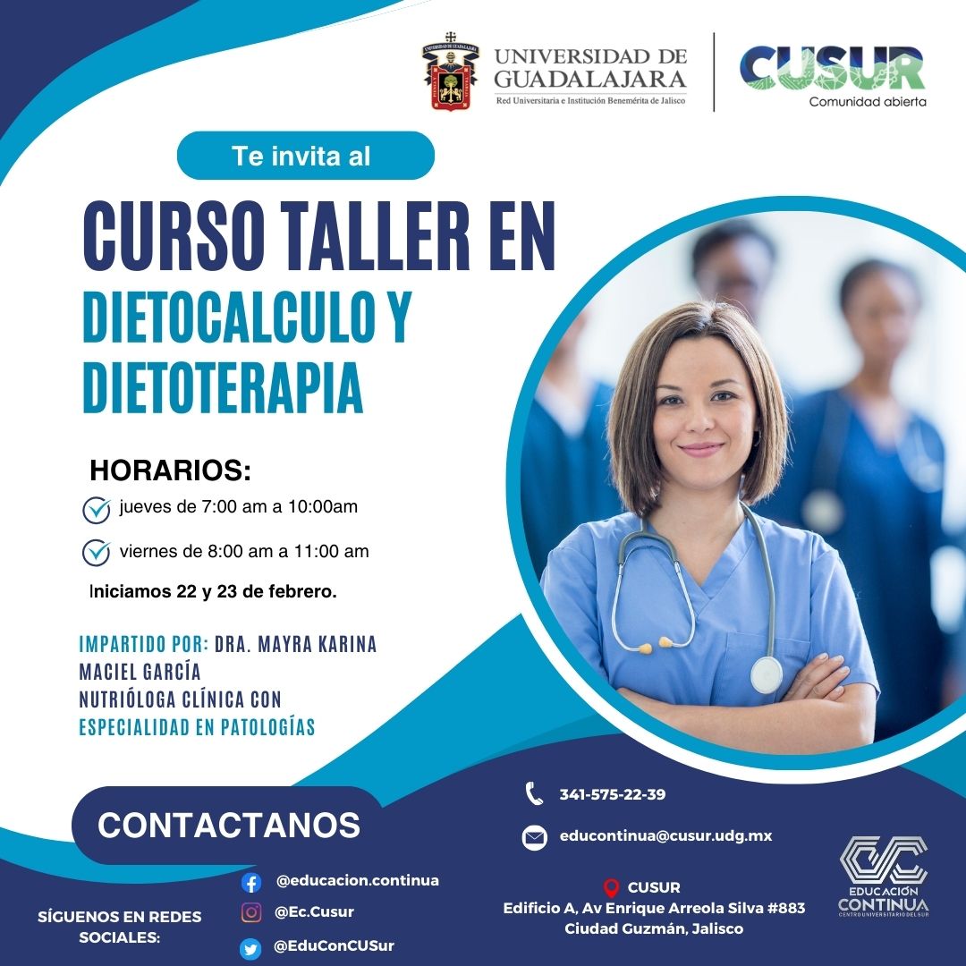 Curso Taller en Dietocalculo y Dietoterapia