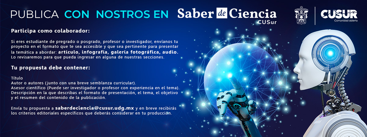 Publica en Saber de Ciencia CUSur