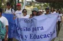 CUSur marcha por un presupuesto justo para que se garanticen más espacios educativos en Jalisco
