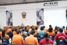 Inauguran las jornadas de Seguridad Laboral, Protección Civil y Emergencias del CUSur
