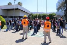 El CUSur participa en el macrosimulacro 2023