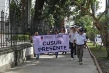 CUSur marcha por presupuesto justo