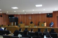 Primer simulacro de juicio mercantil oral en el CUSur