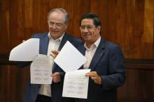 Firma convenio Secretaría de Salud