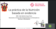 Conferencia La práctica de la nutrición basada en evidencia