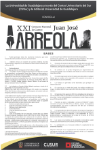 Convocatoria Veintiun Concurso Nacional de Cuento Juan José Arreola