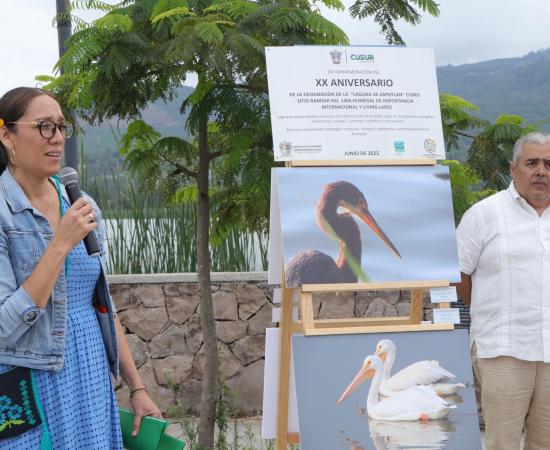 Conmemoran 20 años de la Laguna de Zapotlán como Sitio Ramsar