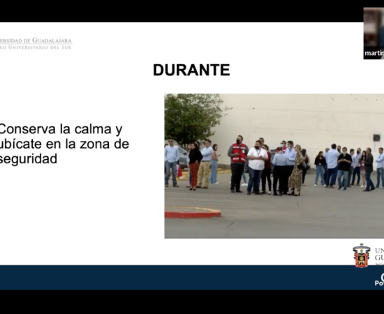 Recomienda especialista del CUSur qué hacer en caso de sismo