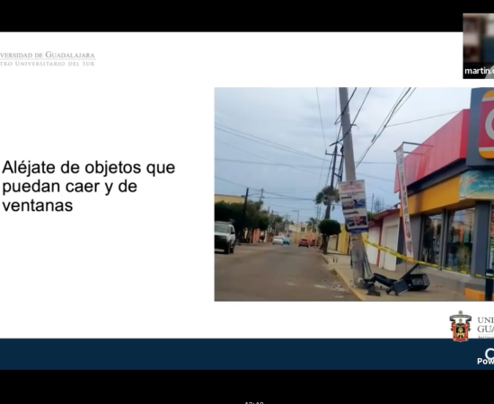Recomienda especialista del CUSur qué hacer en caso de sismo