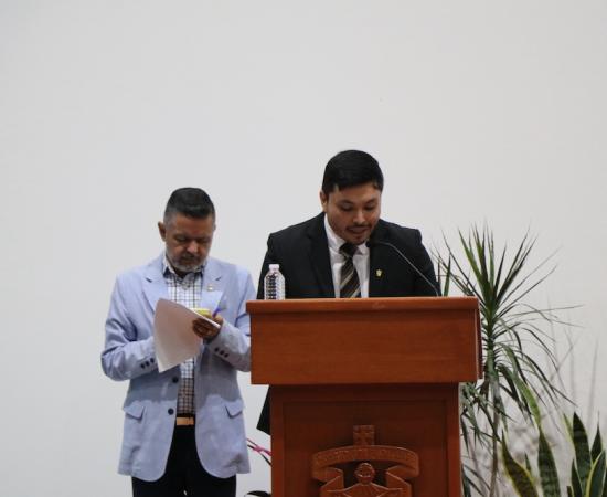 Inauguran jornadas académicas del programa educativo de Abogado