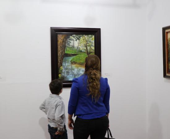 Inauguran exposición pictórica “Mi vida entre ríos, volcanes y el mar” en Casa del Arte