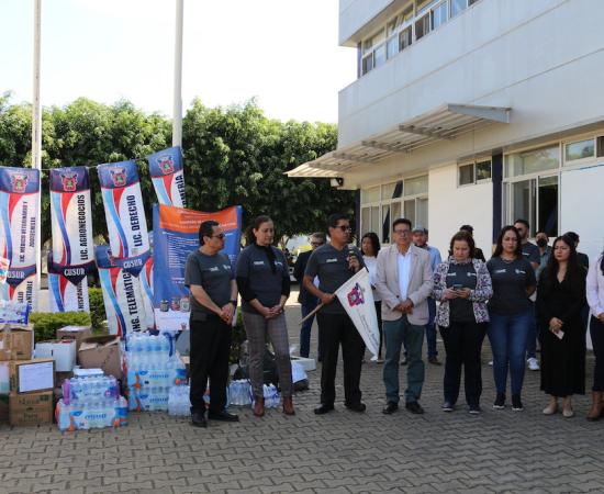 El CUSur envía alrededor de 2 toneladas de víveres a damnificados por el huracán Otis