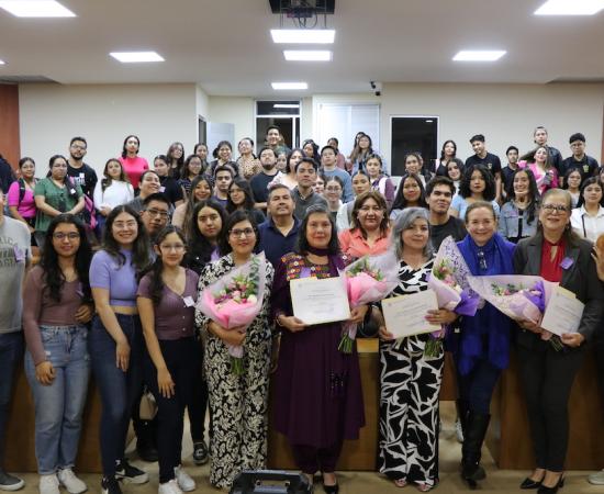 Conversan tres mujeres en el CUSur sobre su experiencia en el trabajo de la impartición de justici