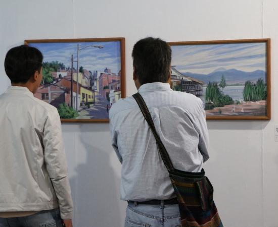 Inauguran la exposición pictórica “Antes del olvido”, de Jesús Vázquez Barragán