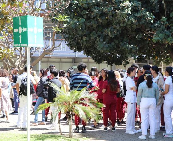 El CUSur participa en el macrosimulacro 2023