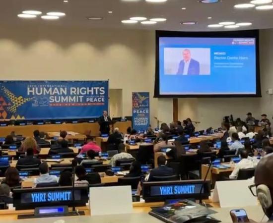 El rector del CUSur participa como ponente en la XX Cumbre Internacional de Derechos Humanos