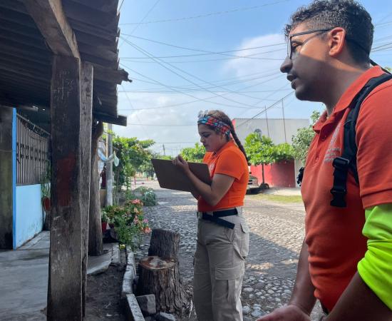 Brigadas multidisciplinarias de ayuda en Colima