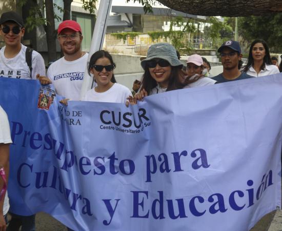 CUSur marcha por presupuesto justo