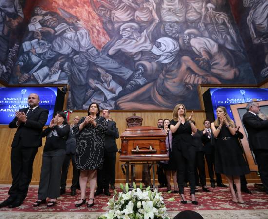 Homenaje póstumo a Raúl Padilla López