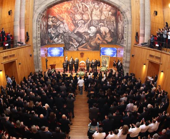 Homenaje póstumo a Raúl Padilla López